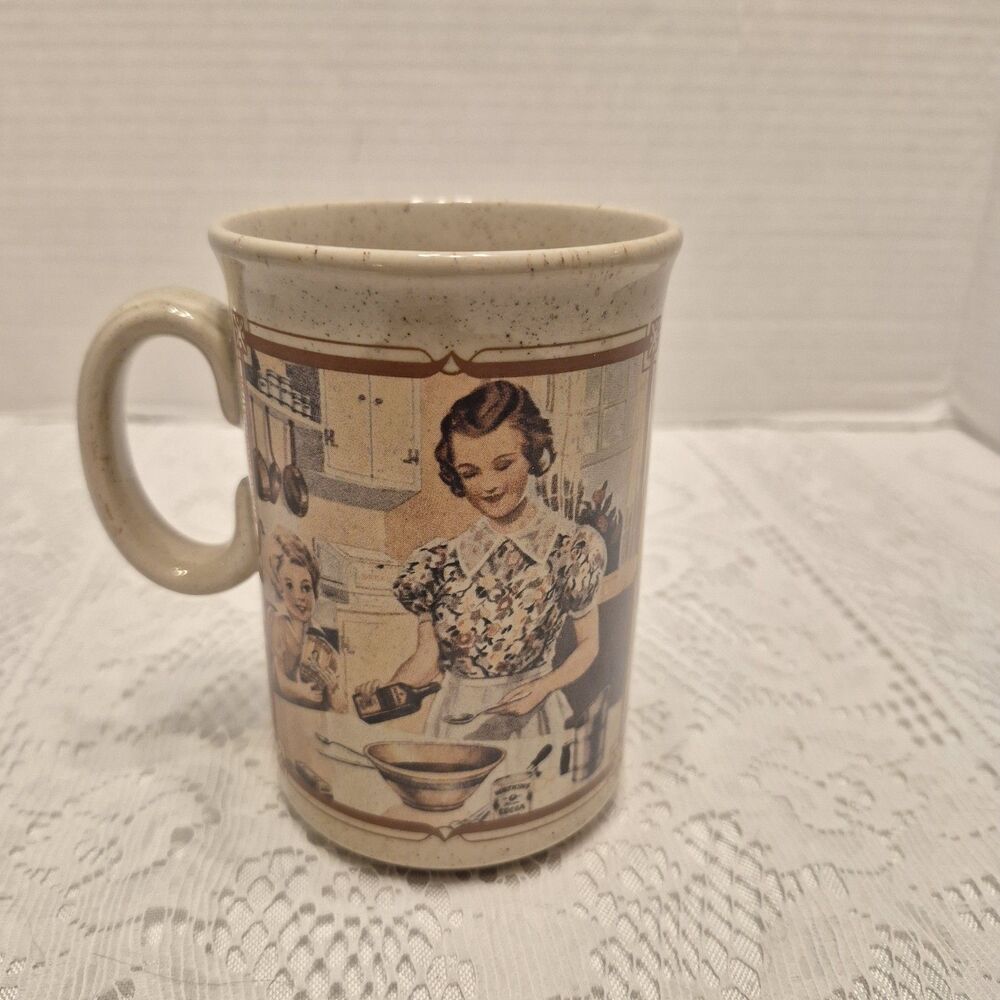 Watkins 1937 Almanac Calendar Art Stoneware Mug Commemorative Made In England